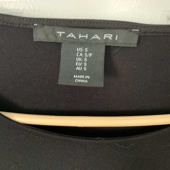 New without tags black tunic top by Tahari size S - Picture 3 of 6